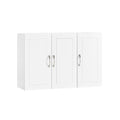 White 3-Door Bathroom Wall Cabinet B726385