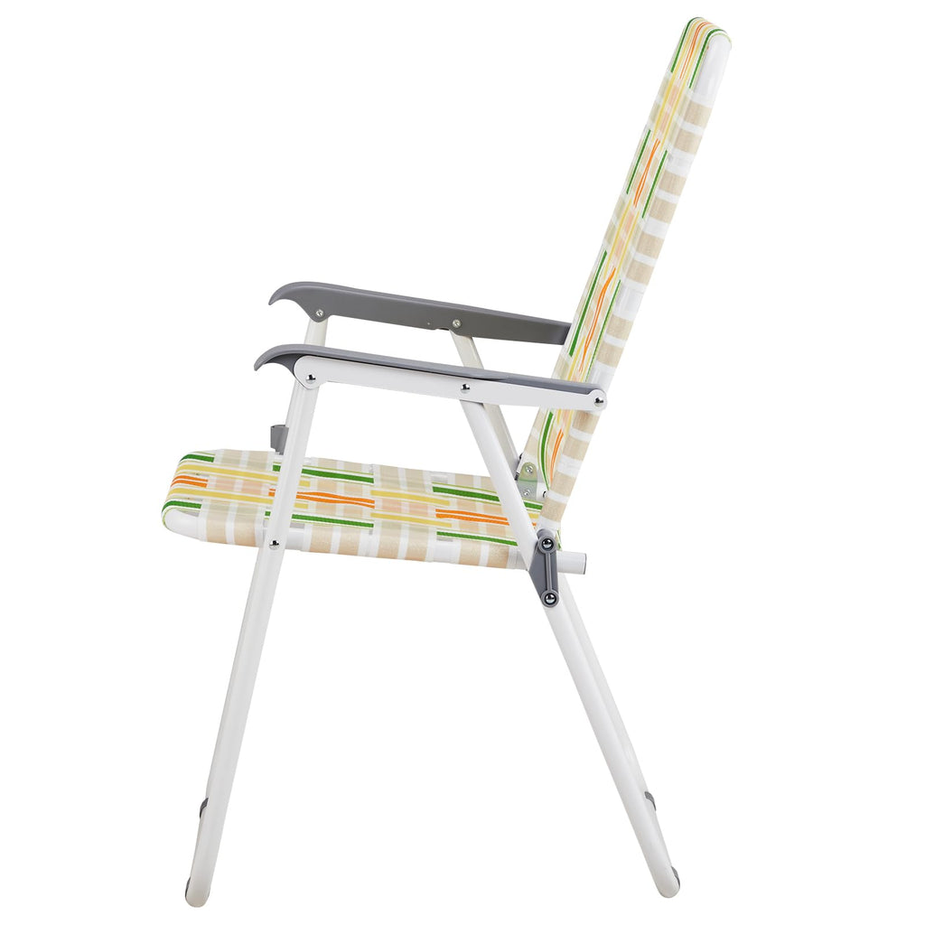 2 Pack Green Foldable Beach Chairs D459