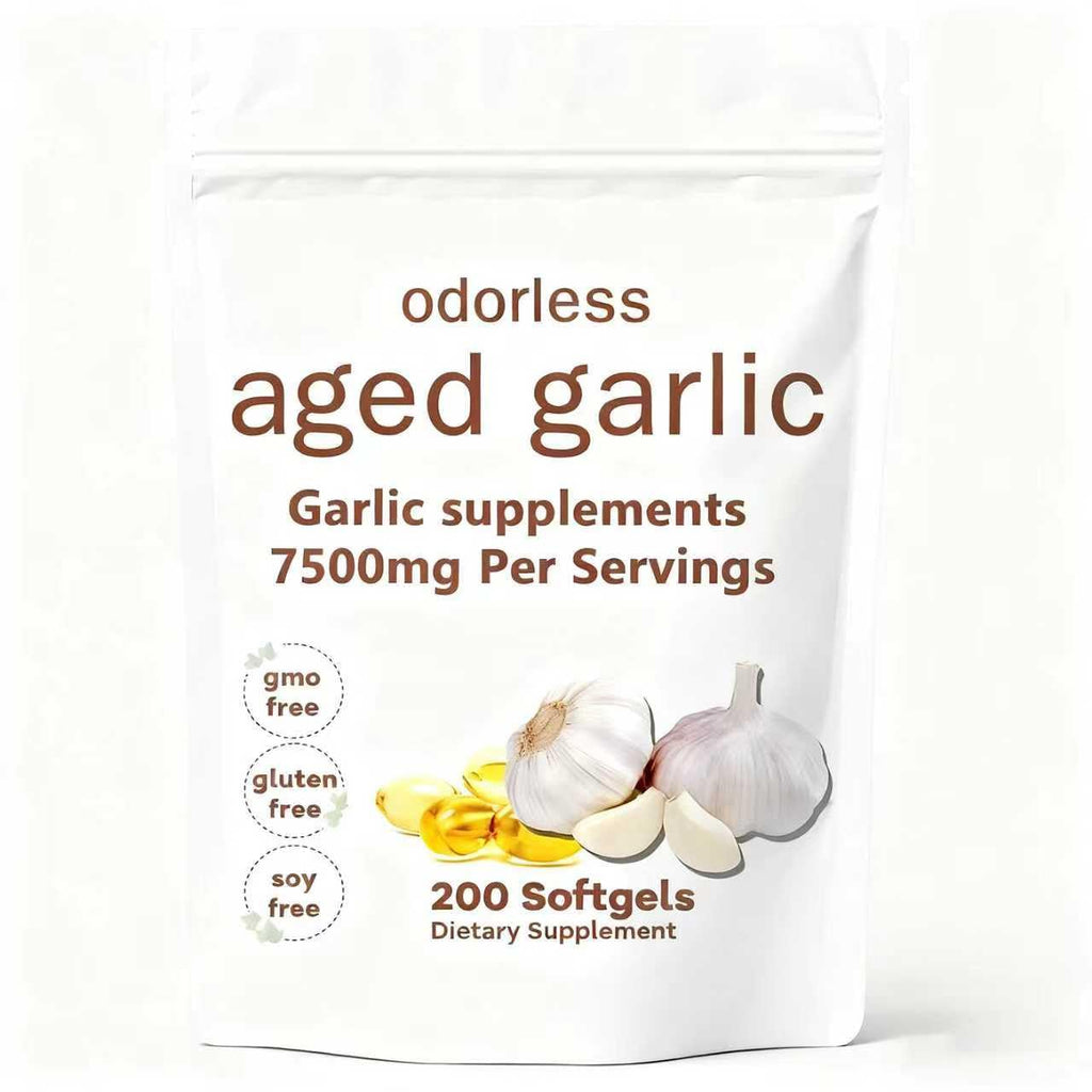 Odorless Aged Garlic Extract 200 Softgels N444