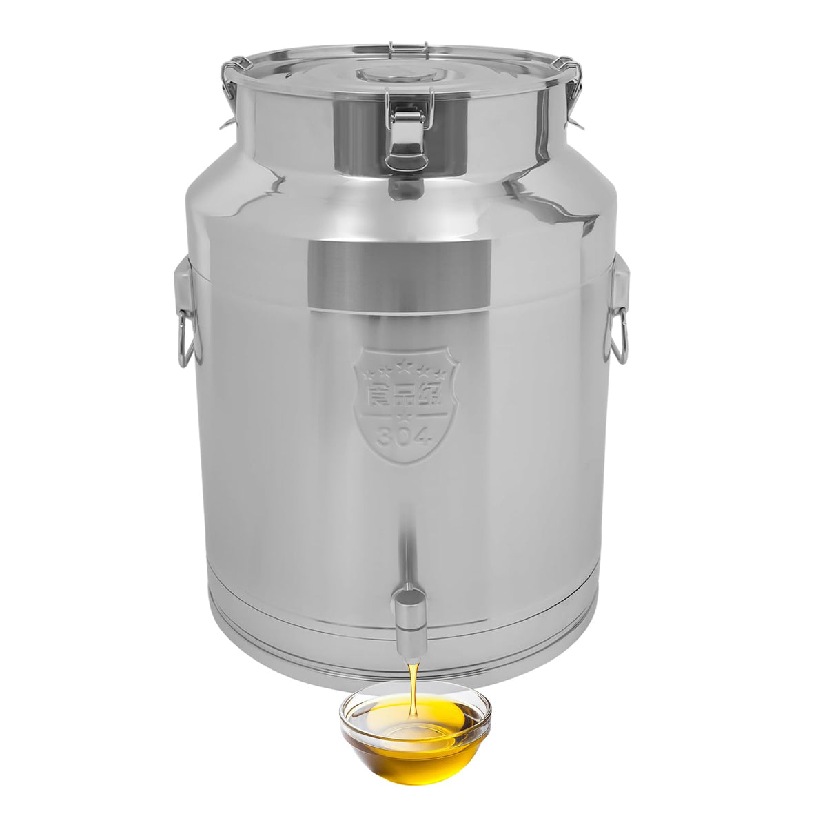 304 Stainless Steel Milk Can with Spigot I716104