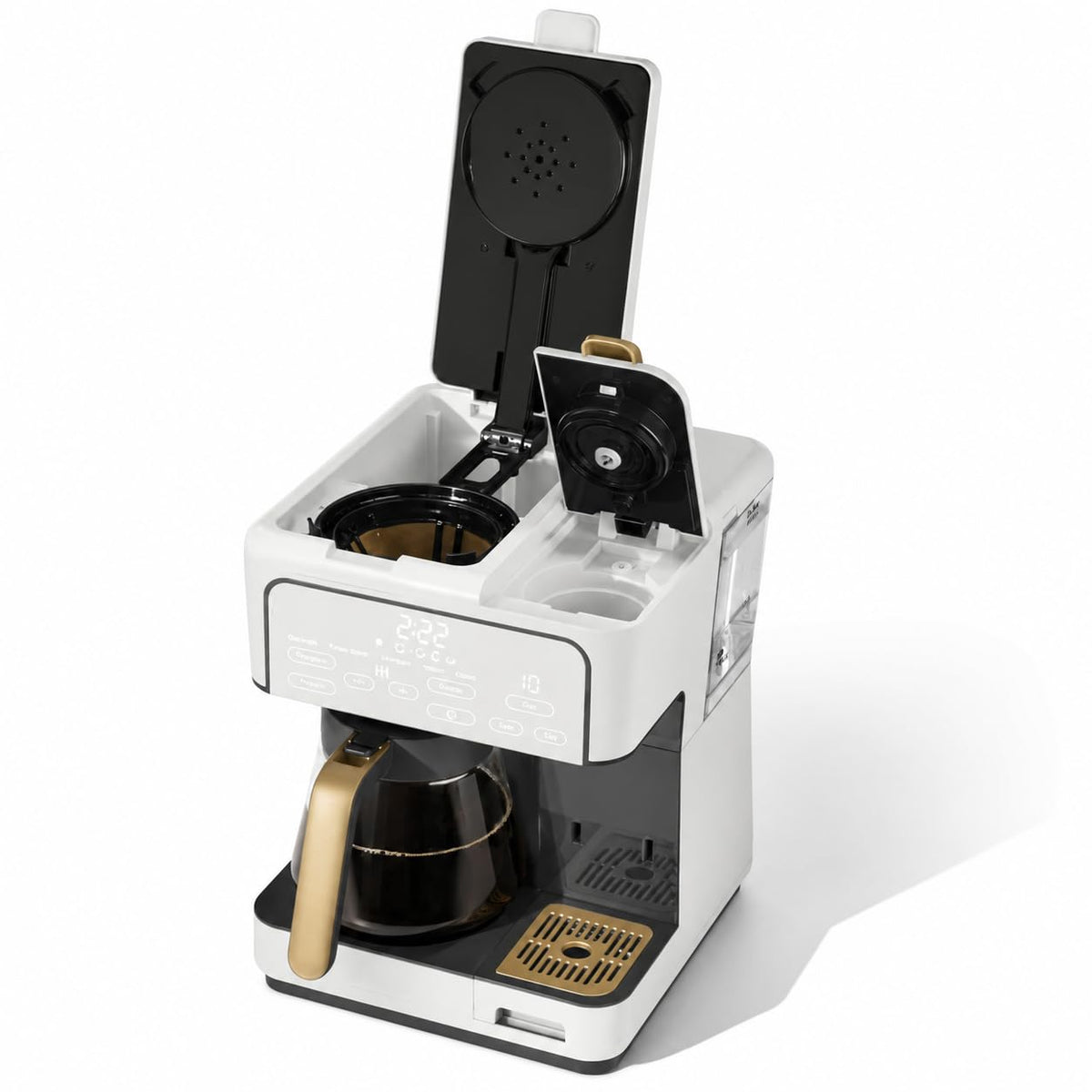 Multi-Brew Coffee Maker 12-cup Carafe Single-Serve White G44064