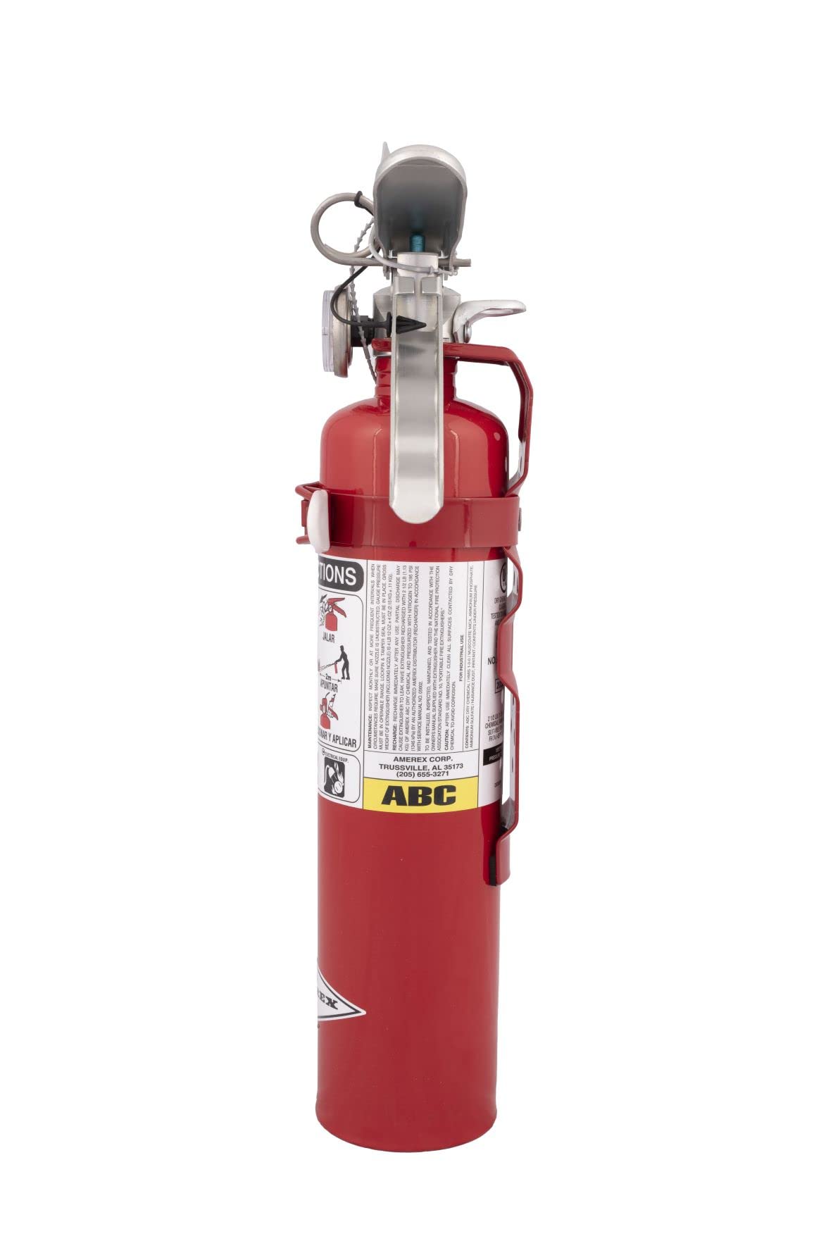 2.5 Pound ABC Dry Chemical Fire Extinguisher with Wall Bracket O561484