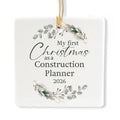 Ceramic 3-inch Square-Shaped Ornament U9797