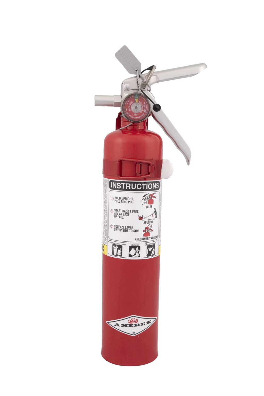 2.5 Pound ABC Dry Chemical Fire Extinguisher with Wall Bracket O561484