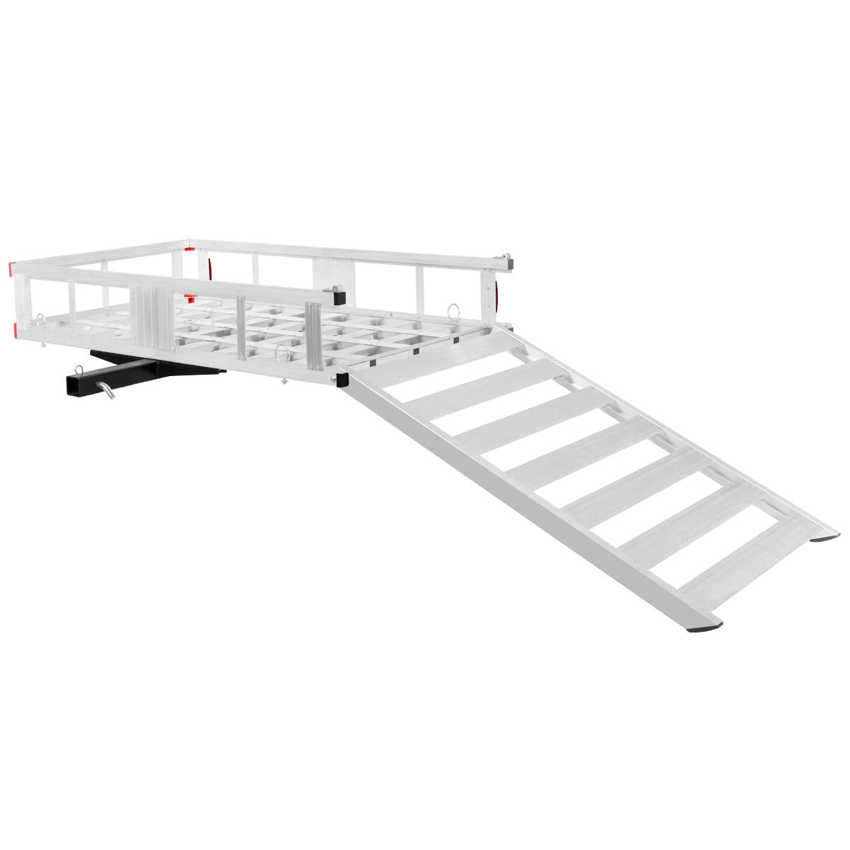 Aluminum Hitch Cargo Carrier with Ramp S42609