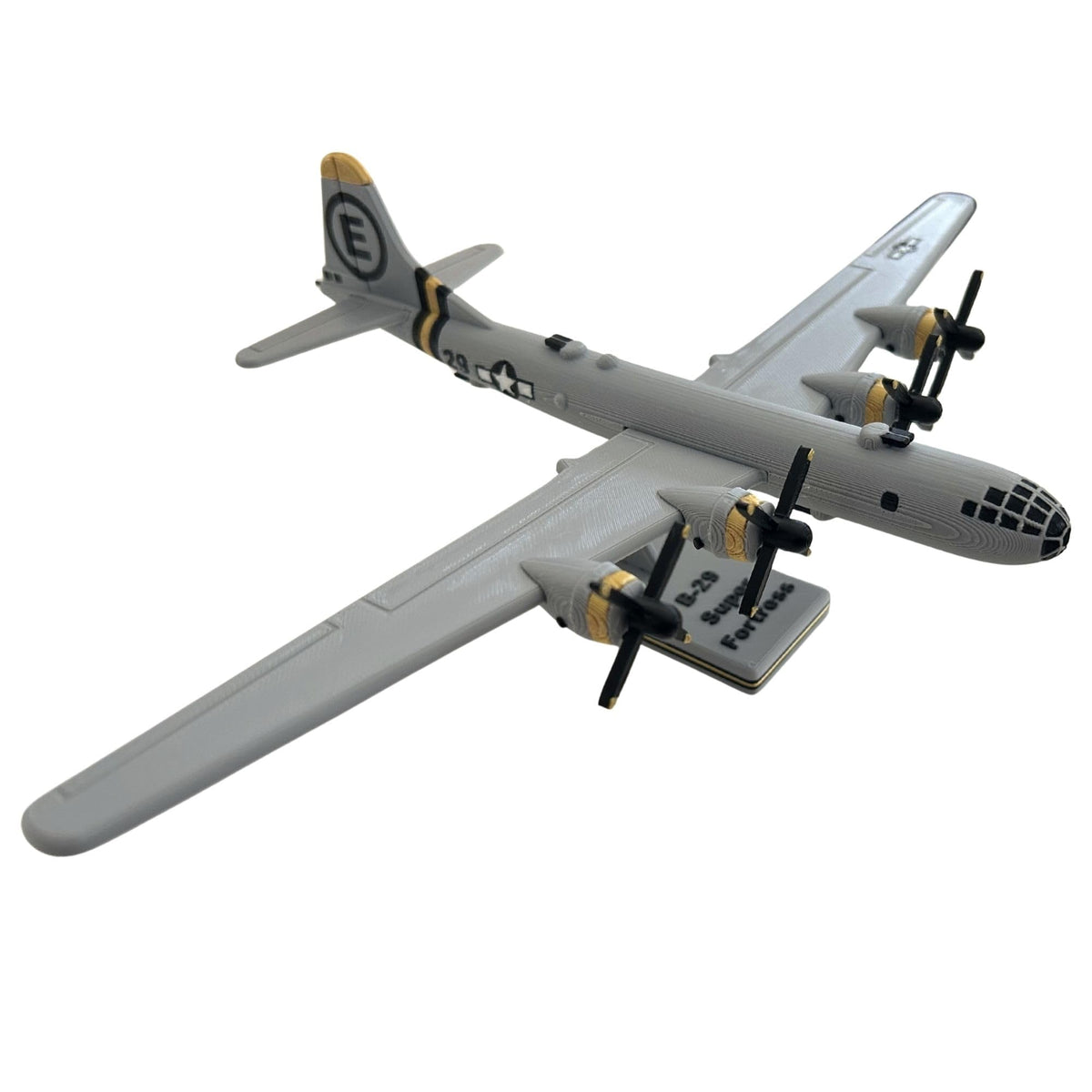 B-29 Super Fortress Model Plane Kit with Stand Q911