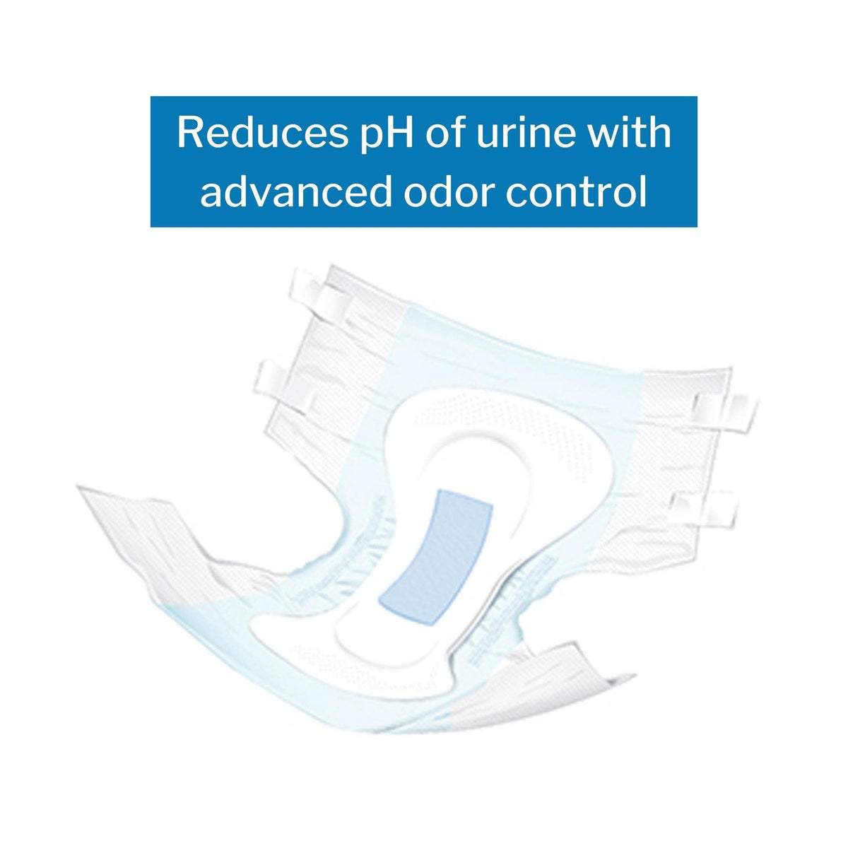 Adult Disposable Ultra Brief Diaper, Medium, Heavy Absorbency, Tab Closure, Case of 96 R158781