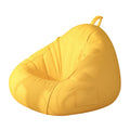 Washable Yellow Bean Bag Chair Cover 120 * 140cm F12540