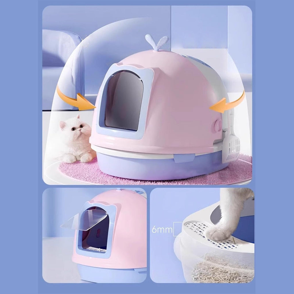 Covered Cat Litter Box with Scoop G373509