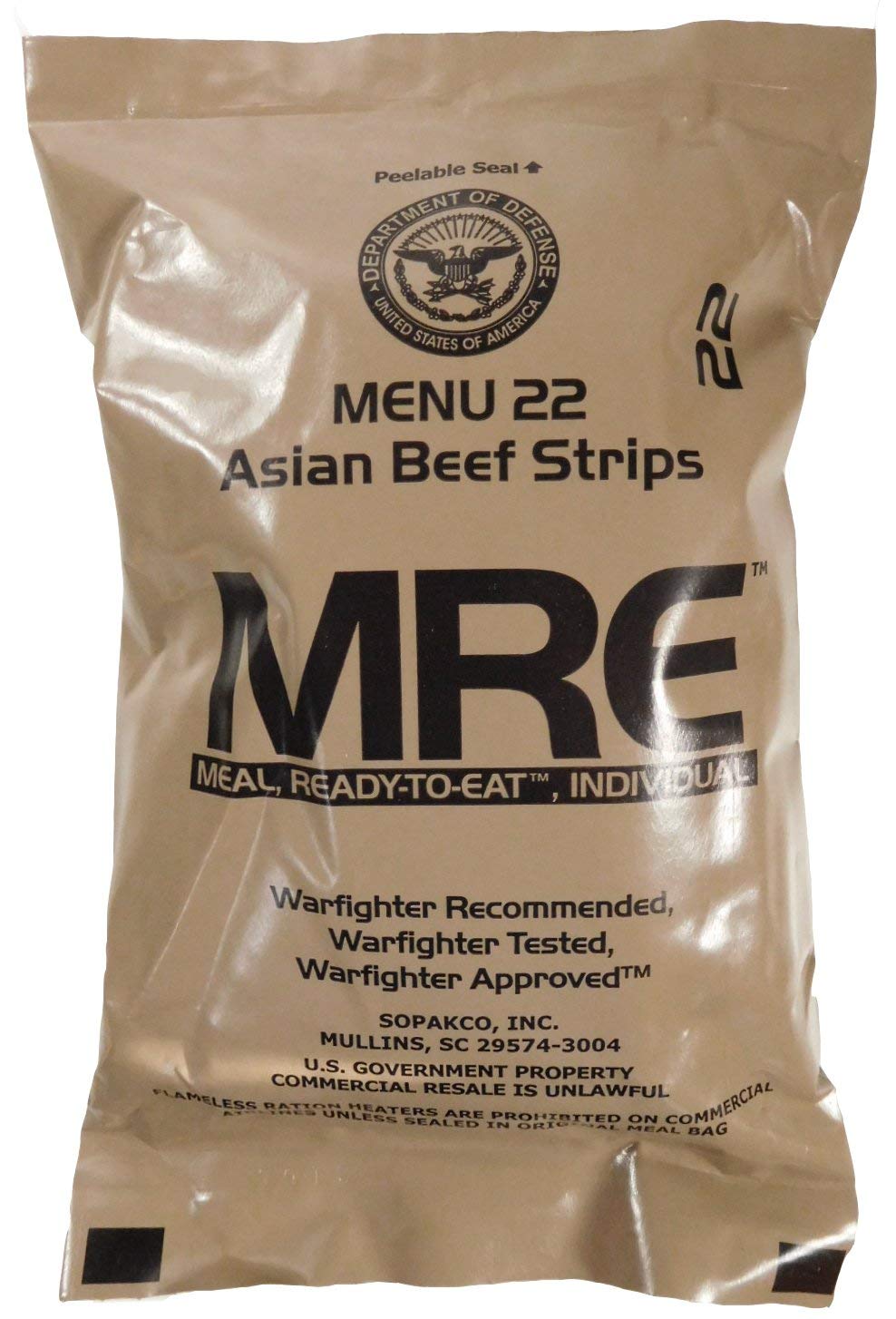 Meals Ready-to-Eat Assorted Flavor W67942