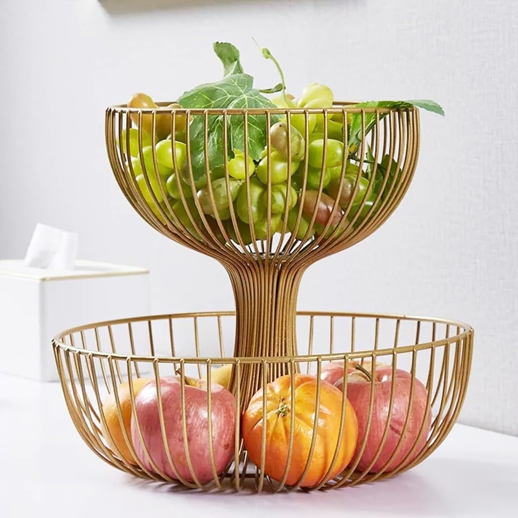 2 Tier Large Capacity Fruit Basket H42398