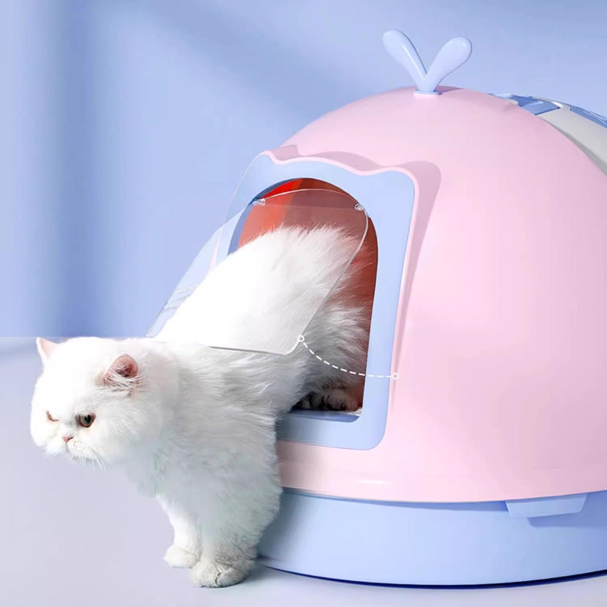 Covered Cat Litter Box with Scoop G373509