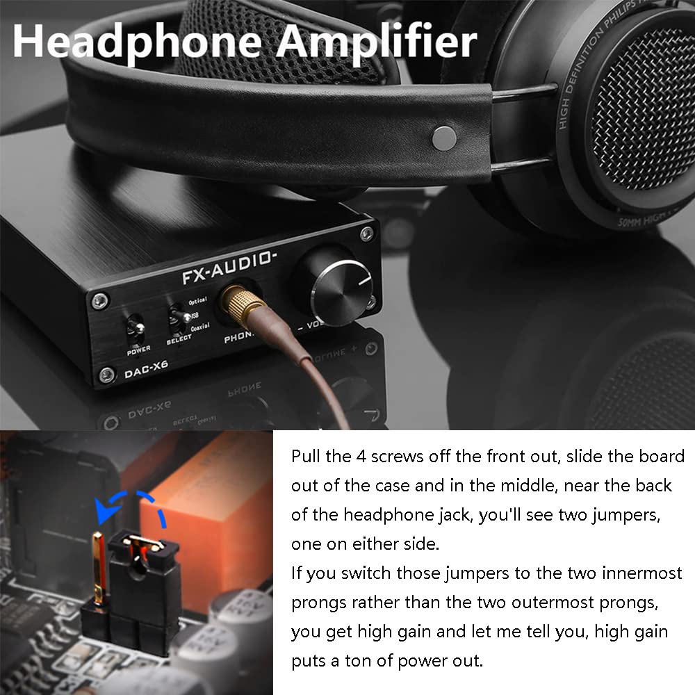Black 24Bit/96KHz Digital Audio Decoder Headphone Amplifier G810321