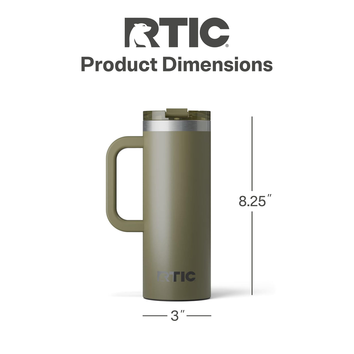 20oz Ceramic Lined Travel Mug with Lid and Handle Q846525