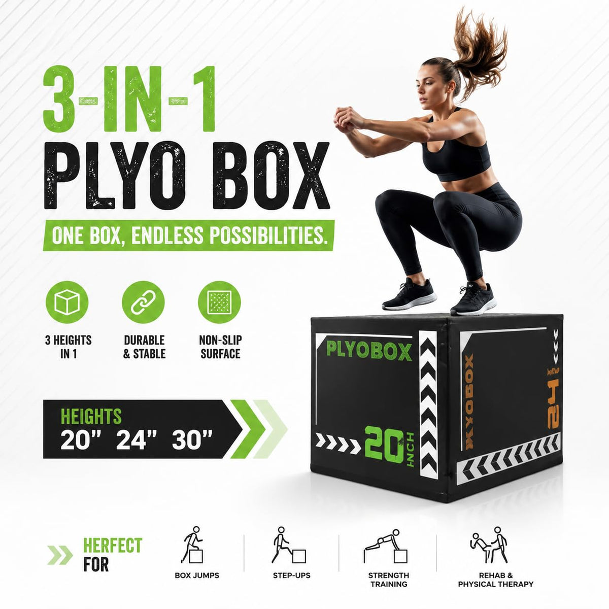 3-in-1 Foam Plyo Box W422975