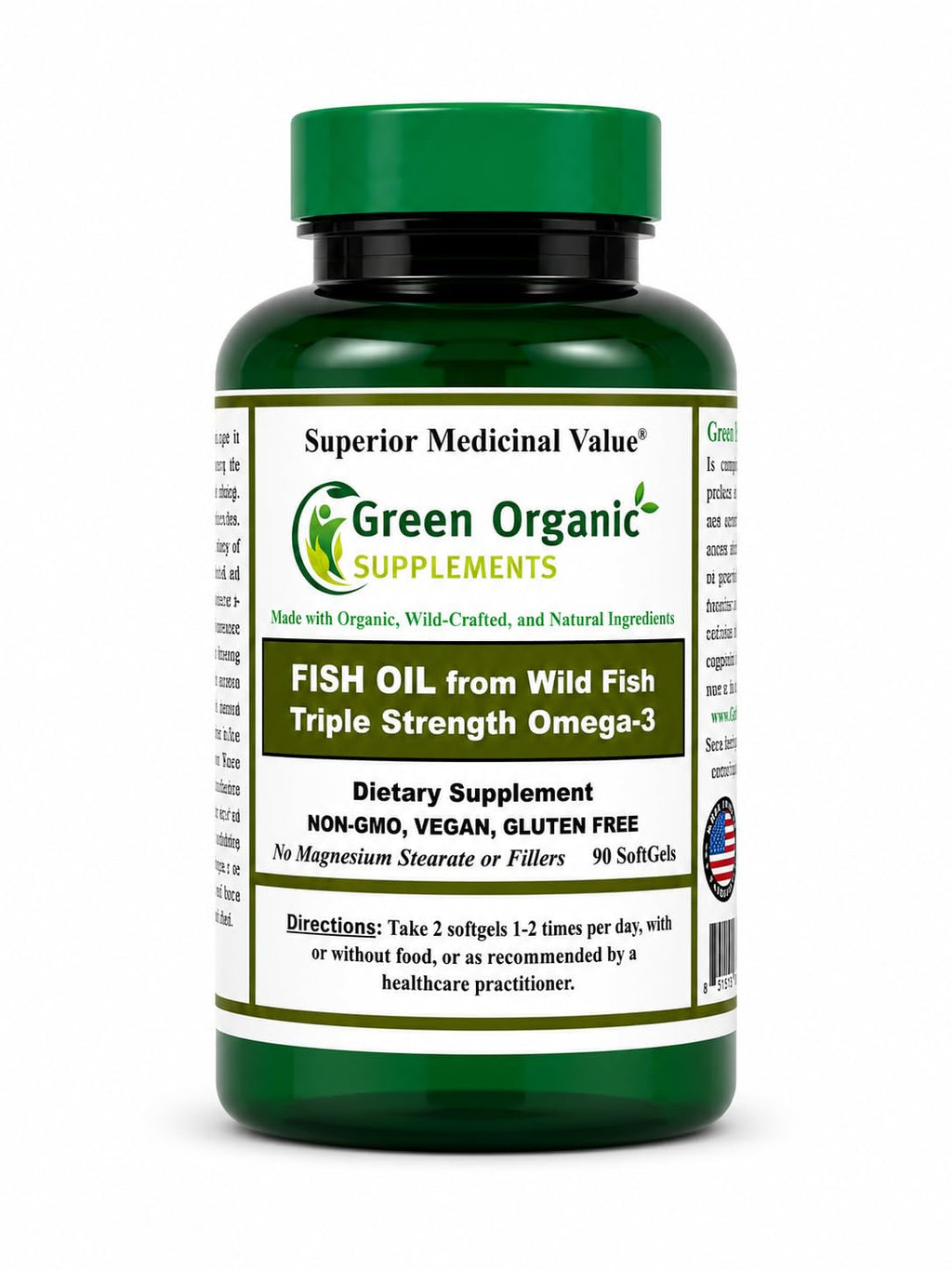 Triple Strength Omega 3 Fish Oil 90 Softgel 1000 mg Q4068