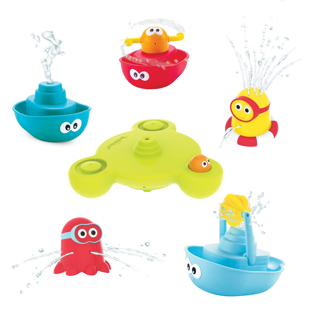 Stackable Baby Bath Toy 7 Moveable Pieces U1565