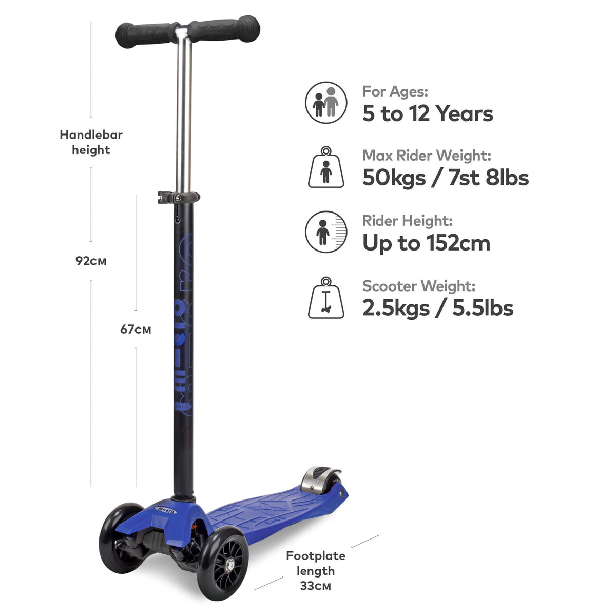 Kids 3 Wheel Scooter M61924