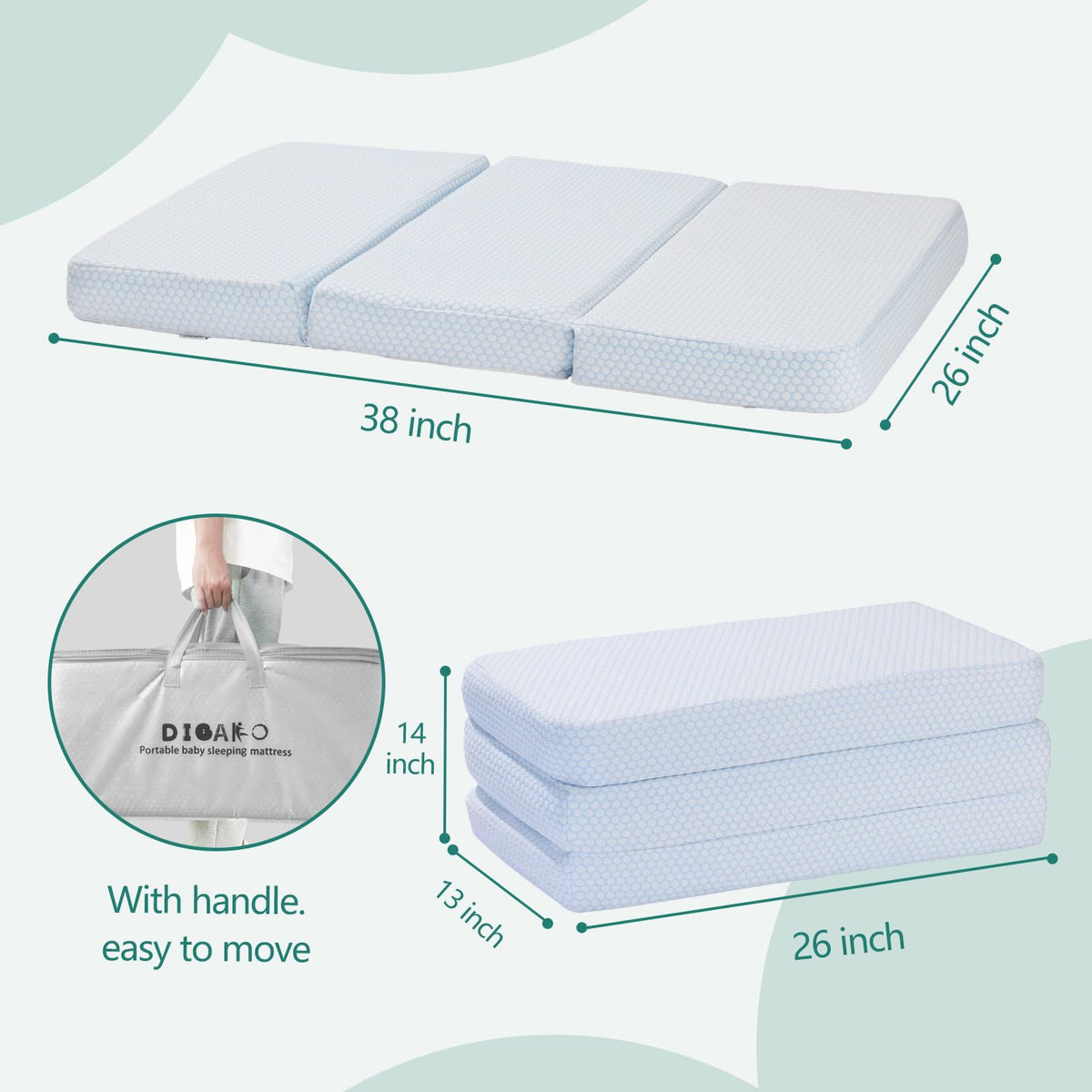 Trifold Pack and Play Mattress A73311