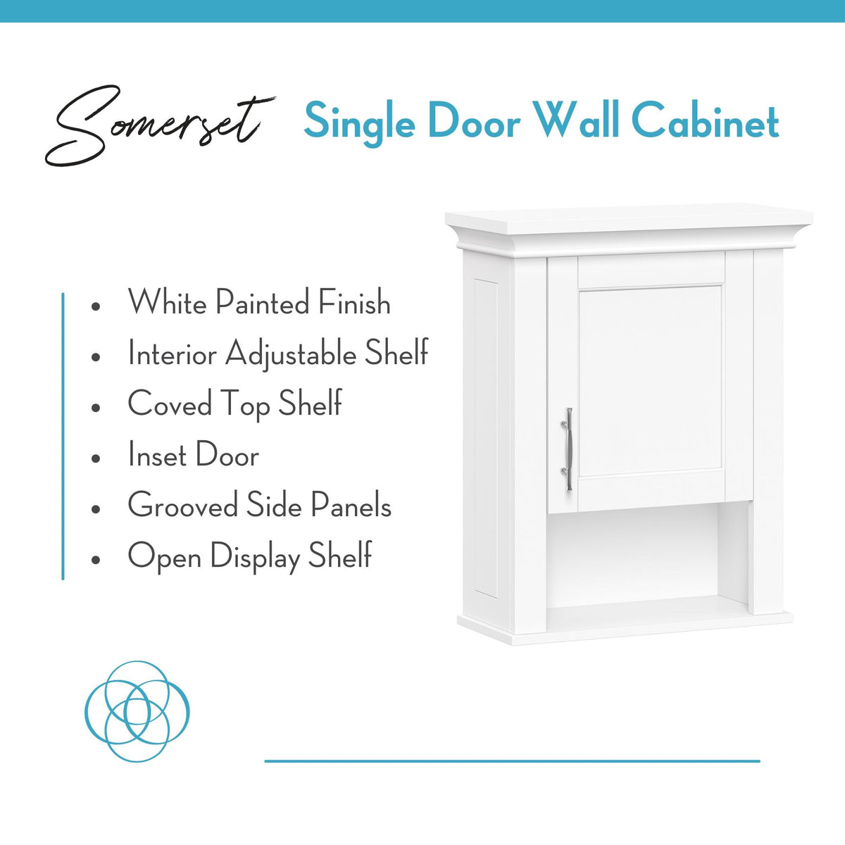White Wall Mount Medicine Cabinet Z935