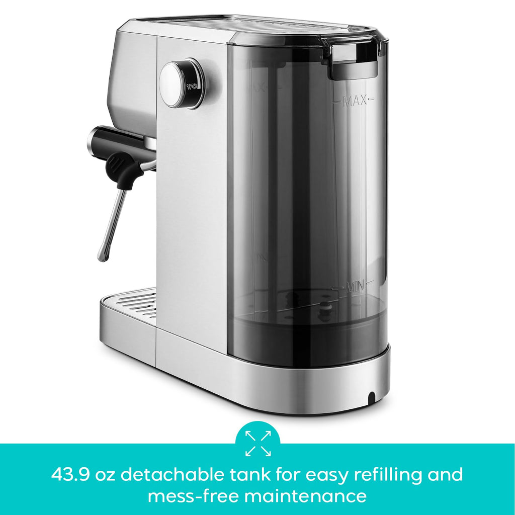 Stainless Steel Espresso Machine with Steam Wand U5482