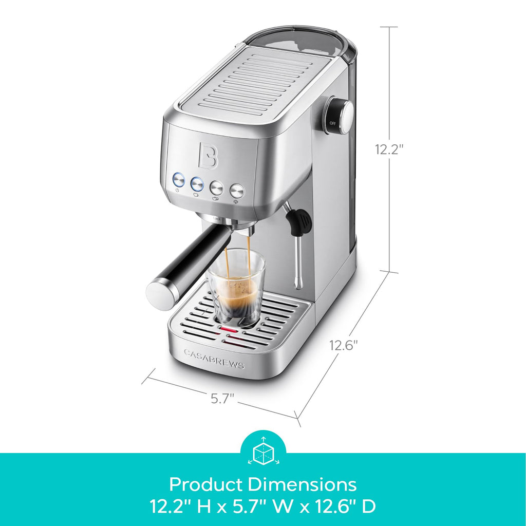 Stainless Steel Espresso Machine with Steam Wand U5482
