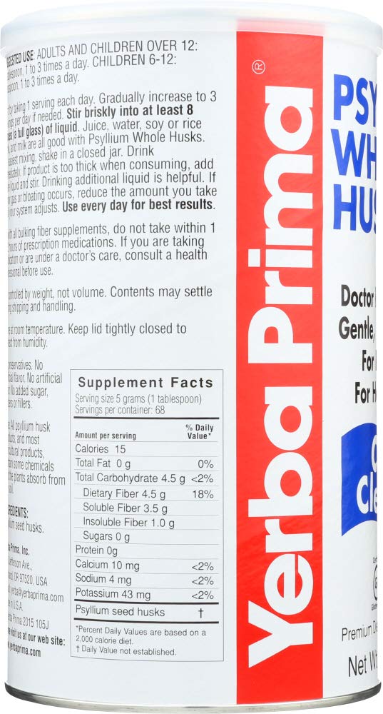 Psyllium Husk Fiber Supplement B40724