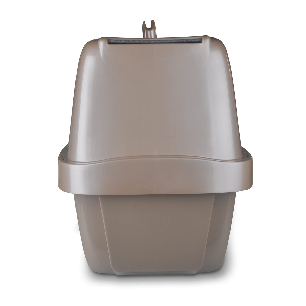 Large Enclosed Sifting Cat Pan with Odor Door, Hooded, Beige D388