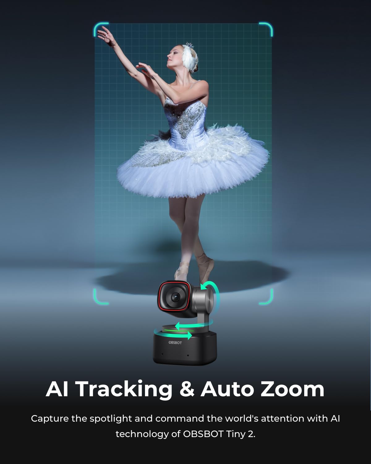 4K PTZ Webcam with Voice Control E87276