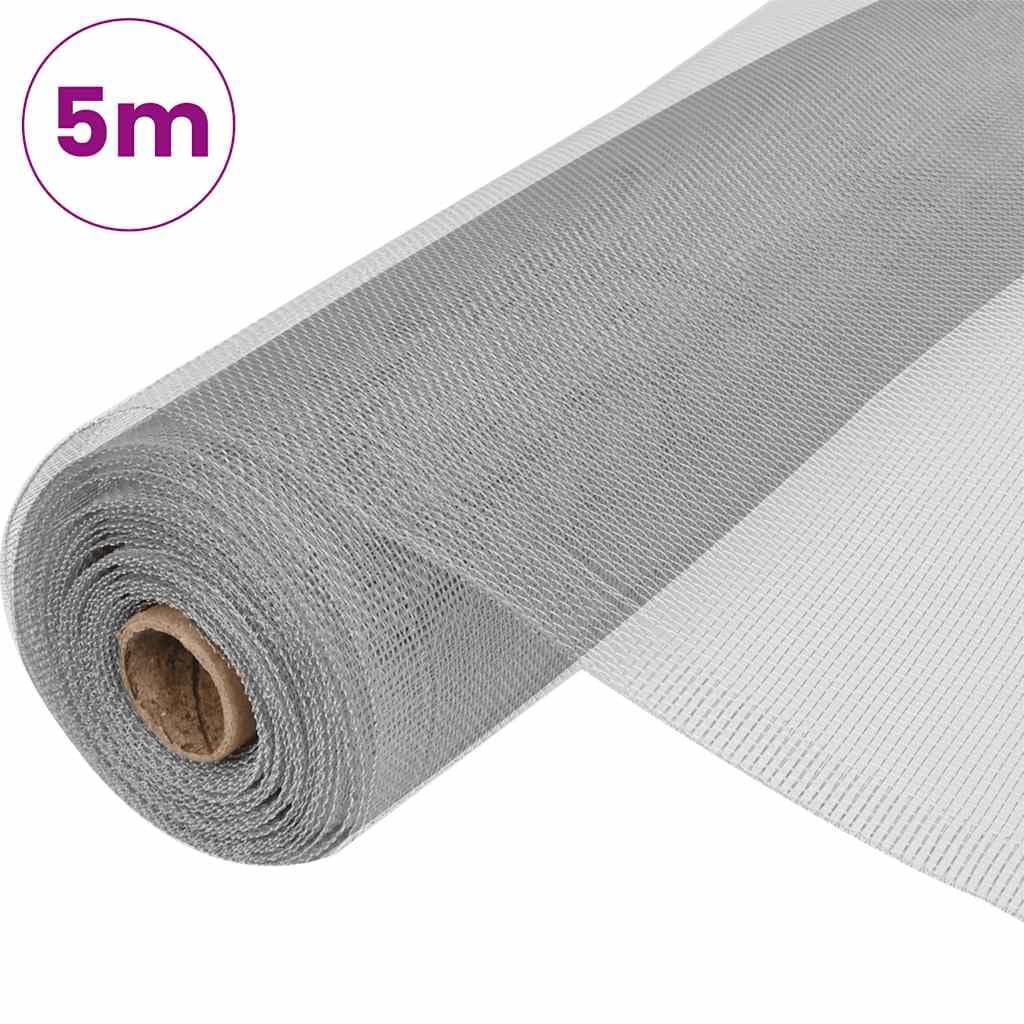 Aluminum Mesh Screen Roll 39.4 x 196.9 Inches Silver A75664