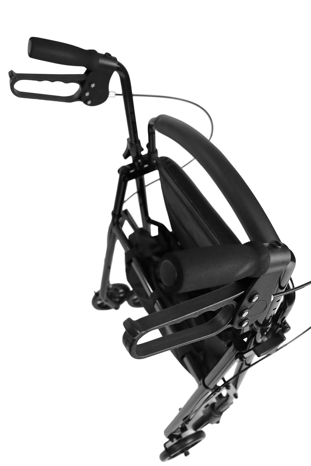Foldable 4 Wheel Rollator Walker with Seat B409168
