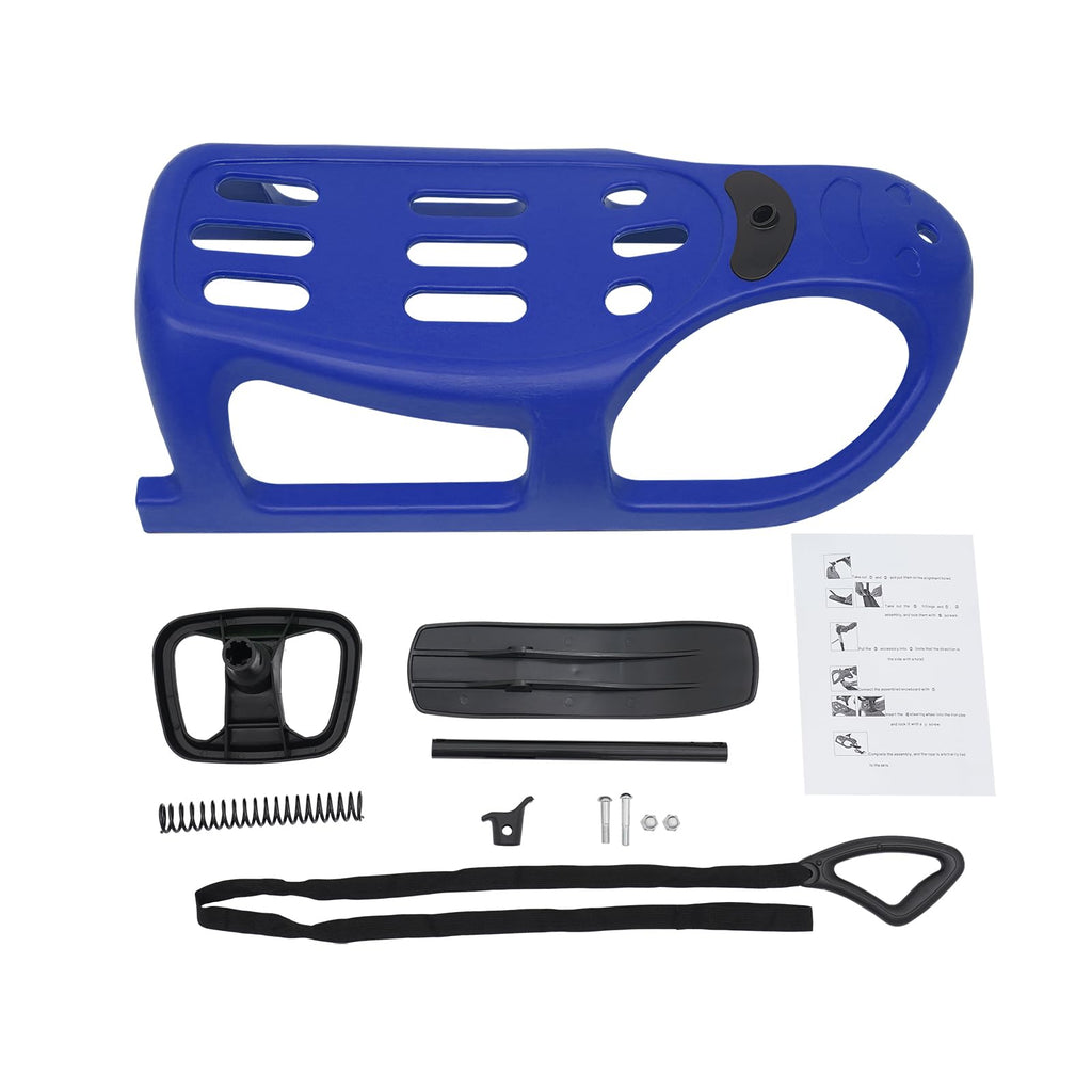 Cold-Resistant Plastic Snow Sled with Pull Rope L627