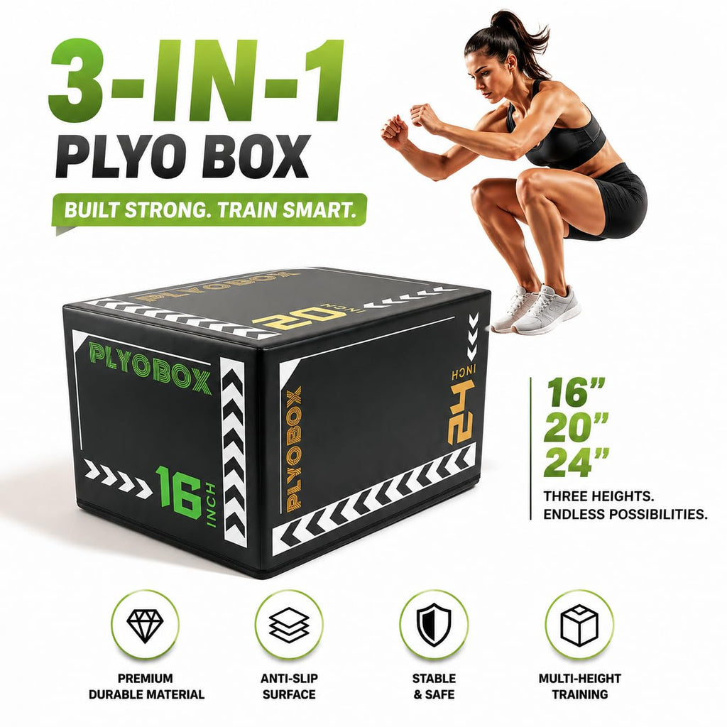 3-in-1 Foam Plyo Box W422975