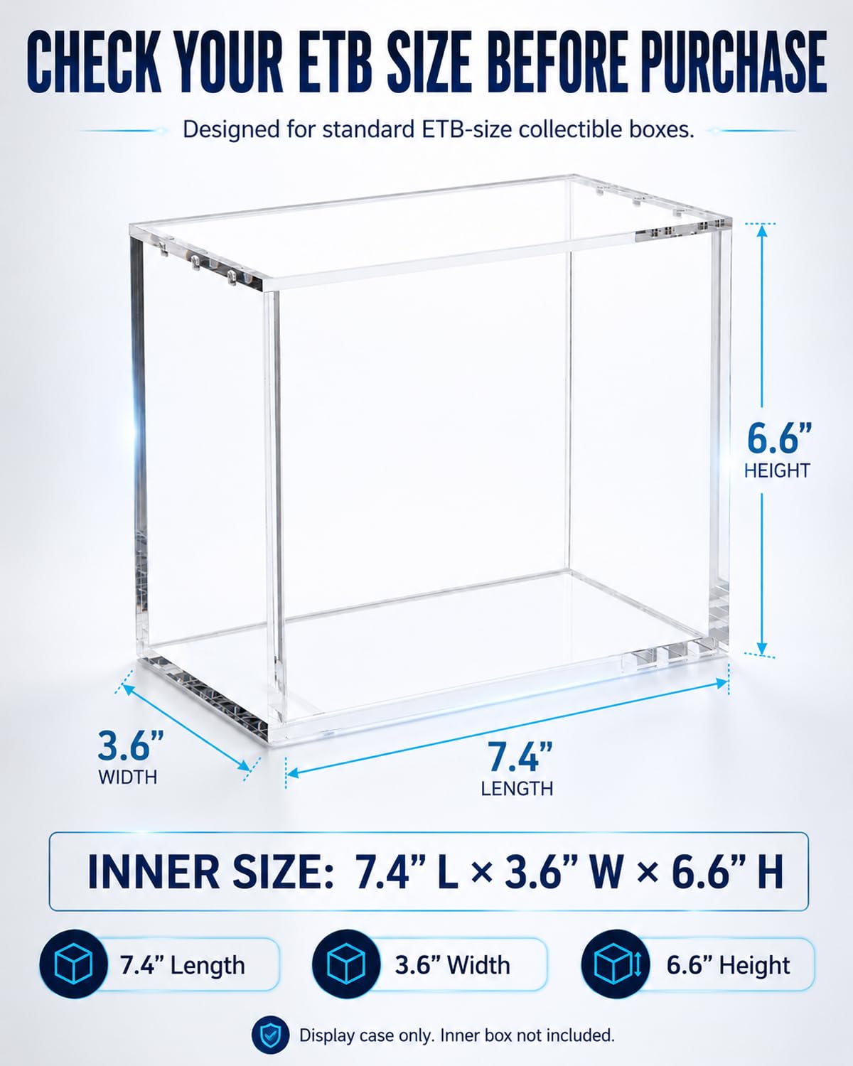 2-Pack Acrylic Case X147787