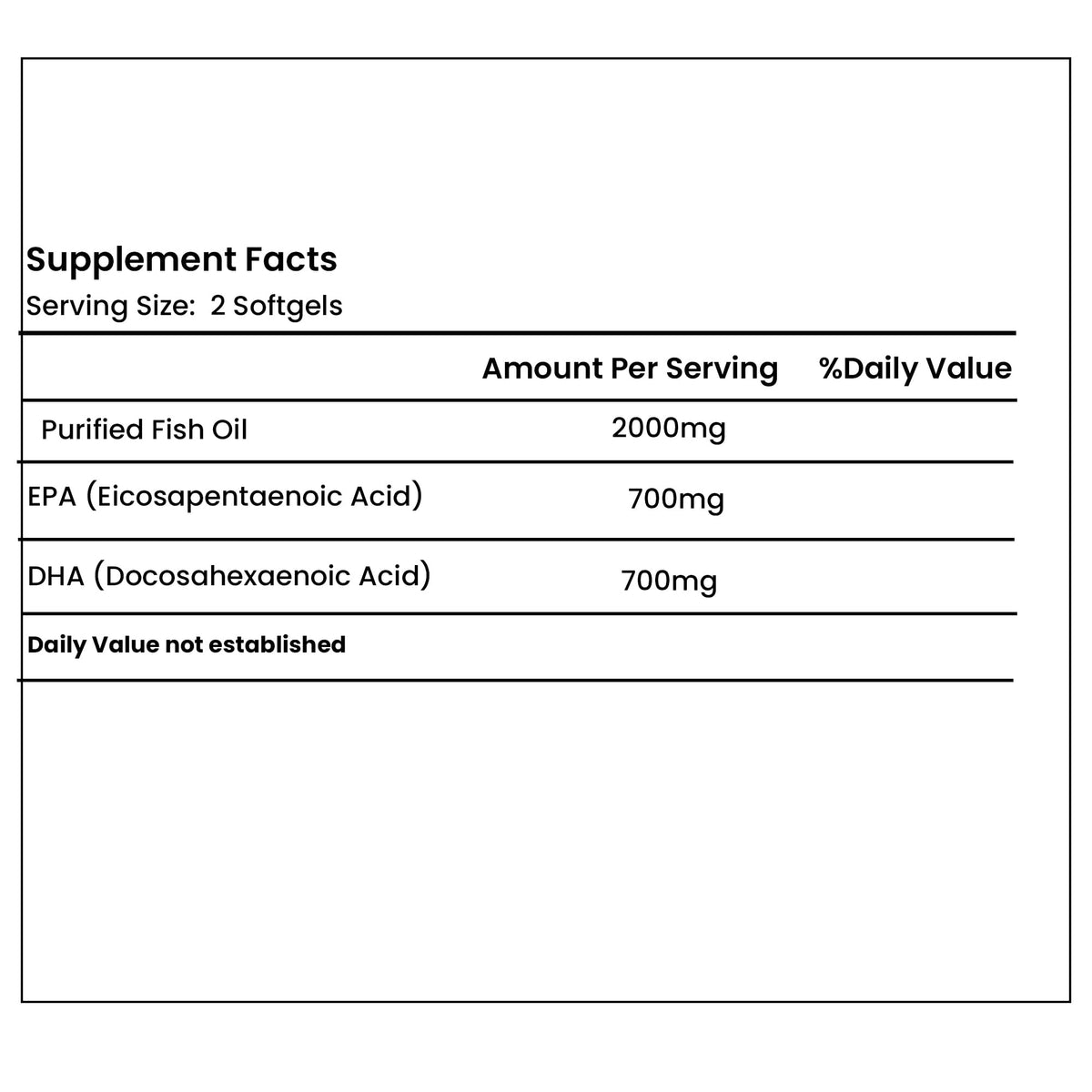 Triple Strength Omega 3 Fish Oil 90 Softgel 1000 mg Q4068
