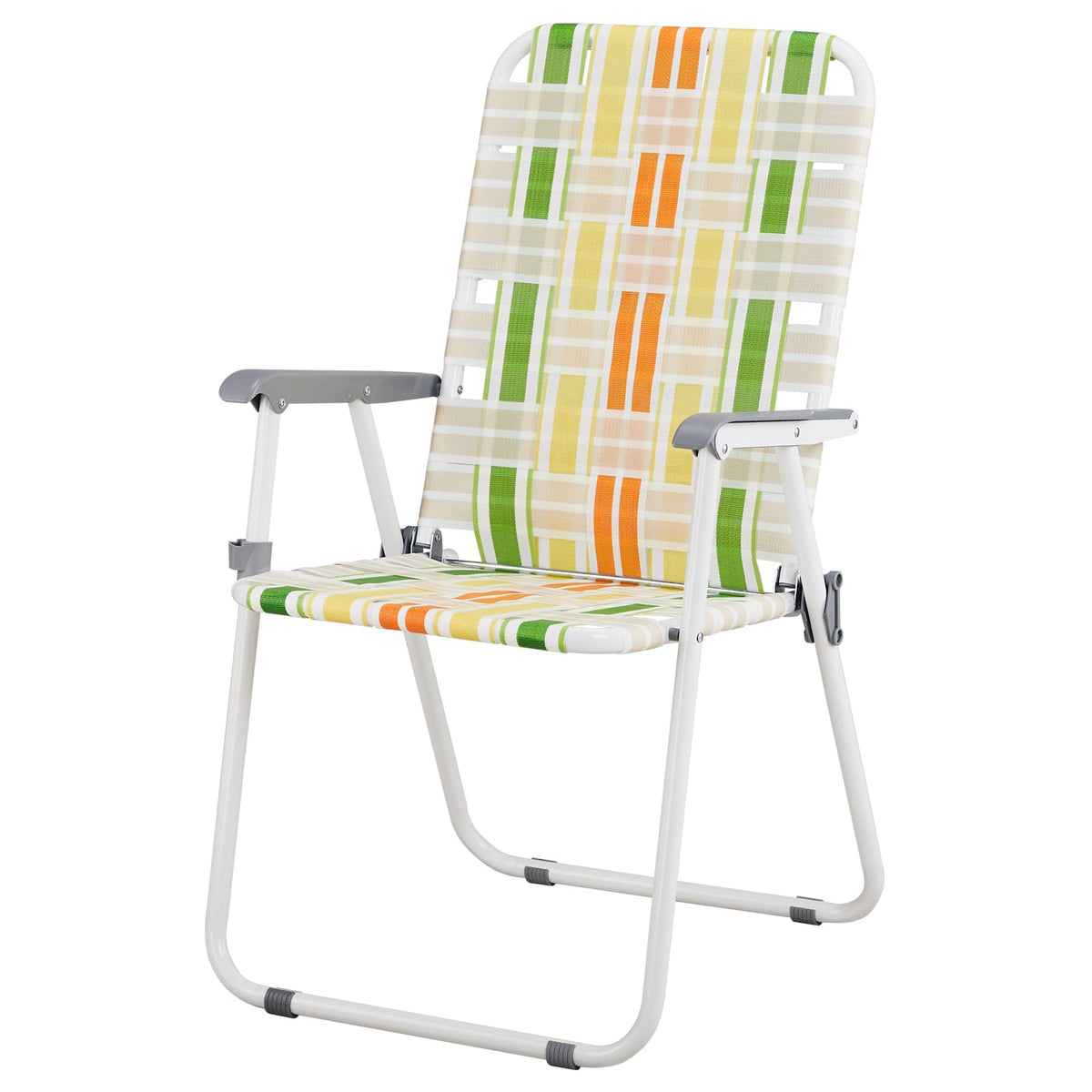 2 Pack Green Foldable Beach Chairs D459