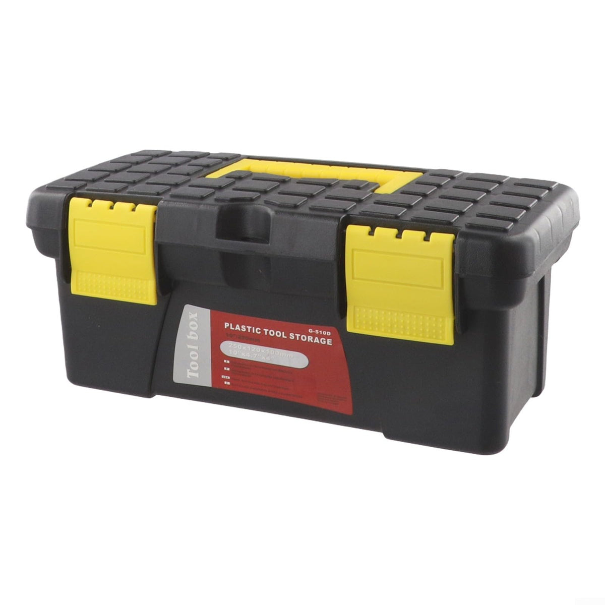 10 Inch Black Plastic Toolbox W316258