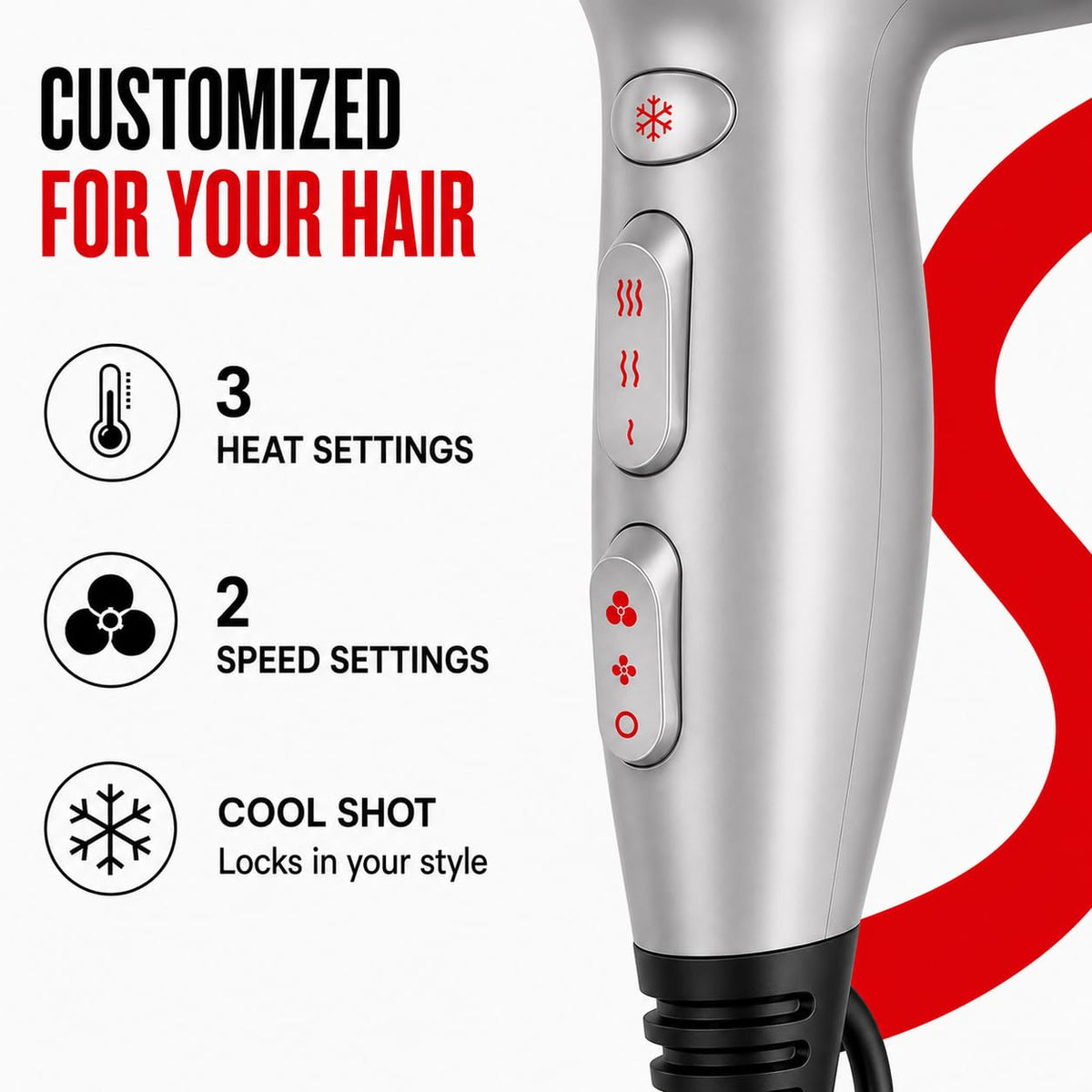 Ceramic Ionic Hair Dryer P8765