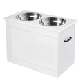 Raised Pet Feeding Storage Station N2840