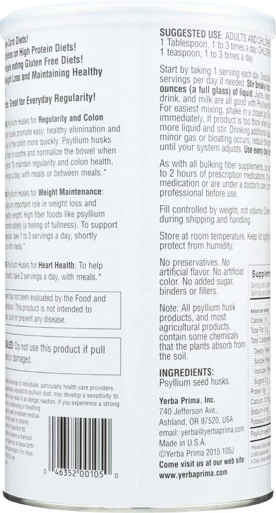 Psyllium Husk Fiber Supplement B40724