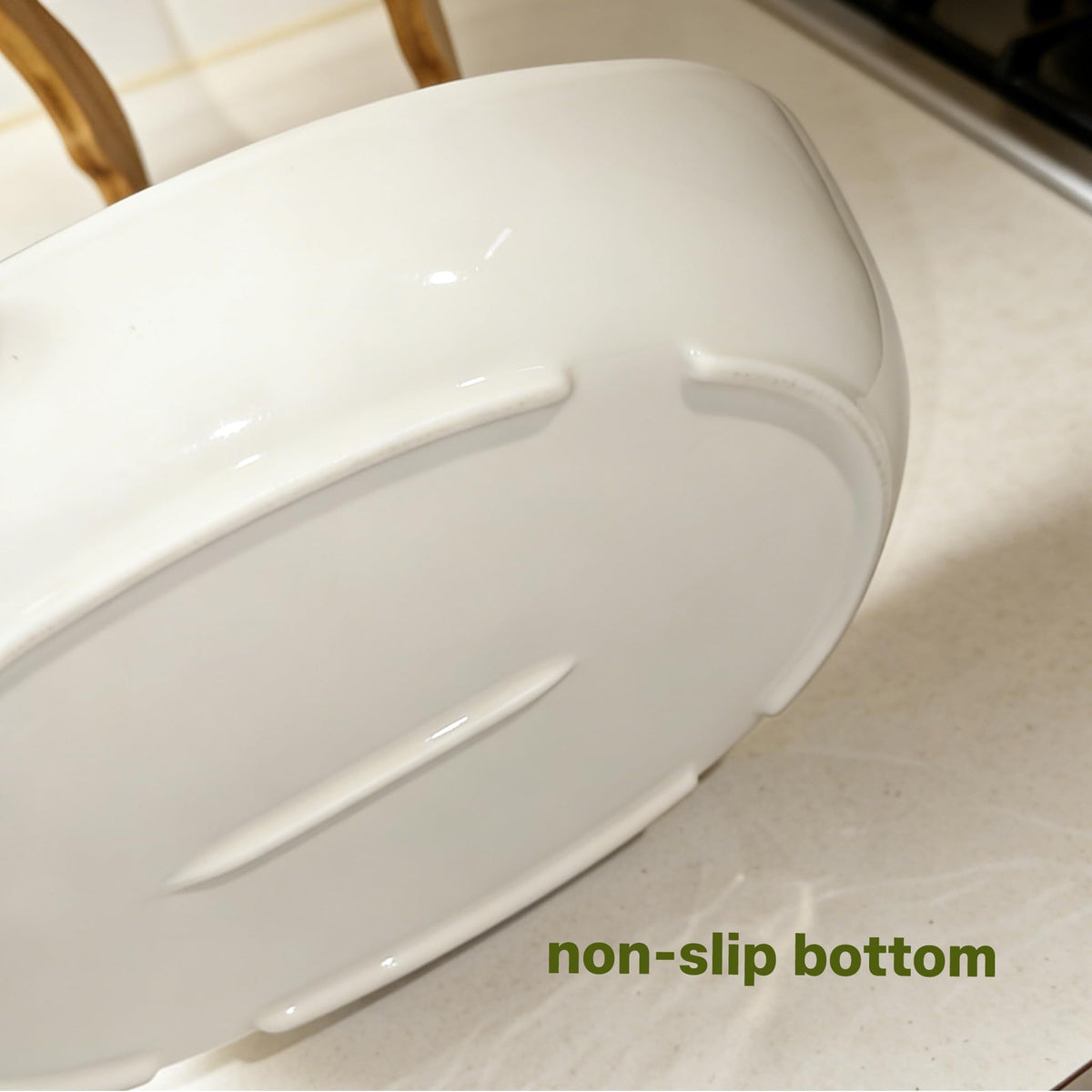 3-Tier Ceramic Fruit Bowl with Bamboo Stand P928