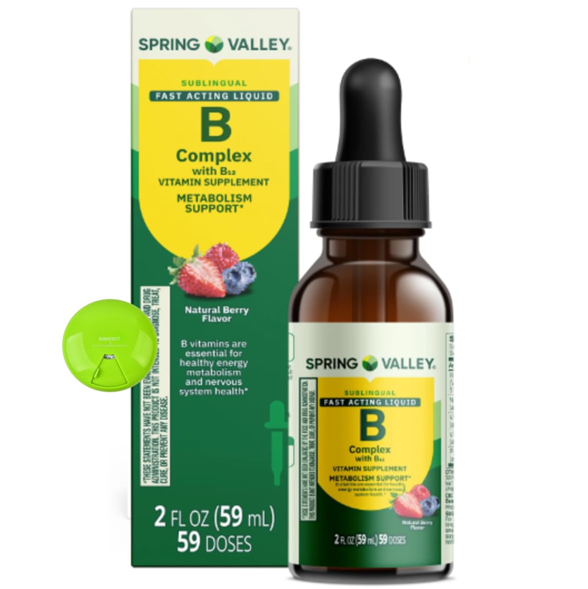 Liquid B-Complex with B12 Sublingual Berry Flavor 2 fl oz T87117