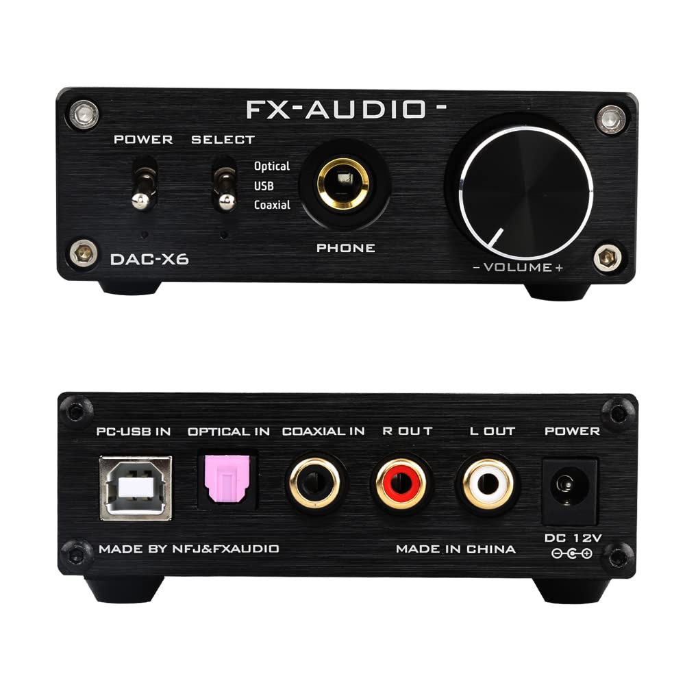 Black 24Bit/96KHz Digital Audio Decoder Headphone Amplifier G810321