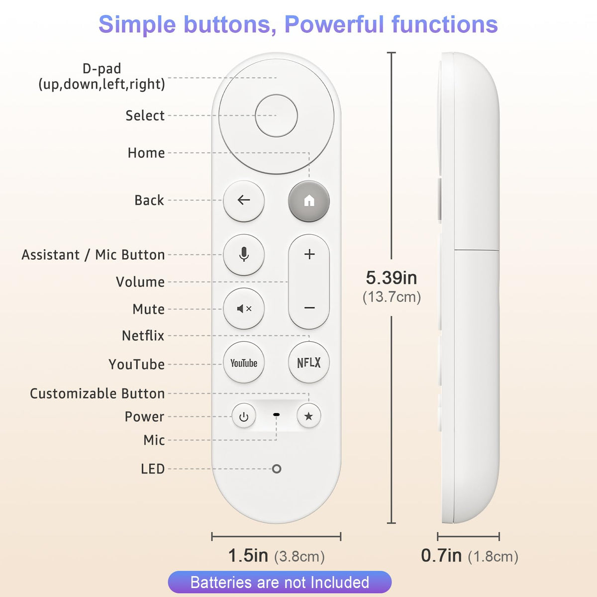 Replacement Remote Control E7523