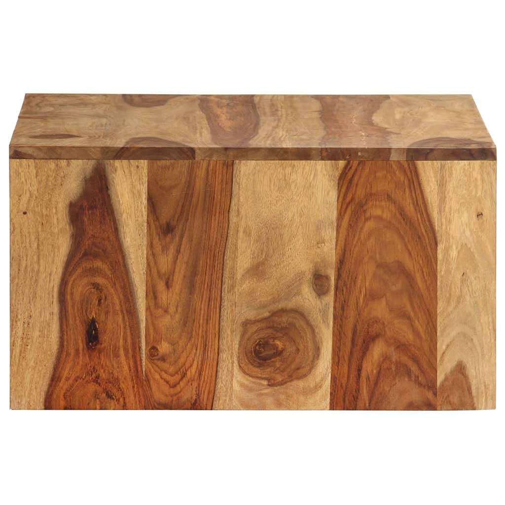 2 pcs Solid Sheesham Wood Nesting Tables Y403345