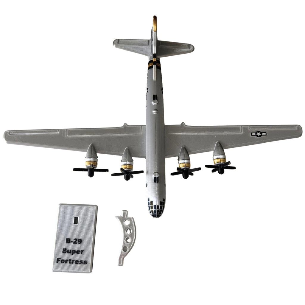 B-29 Super Fortress Model Plane Kit with Stand Q911