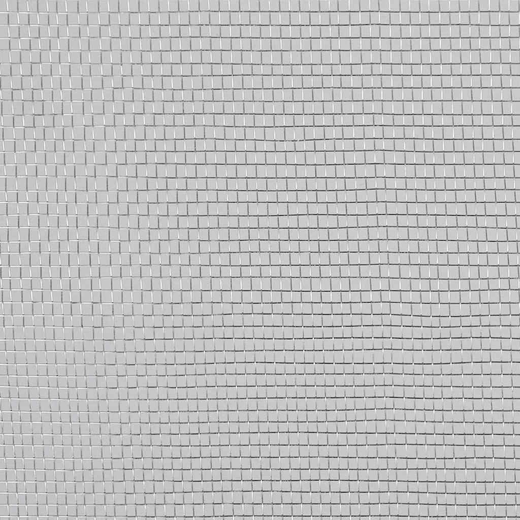 Aluminum Mesh Screen 39.4"x196.9" Silver M815667
