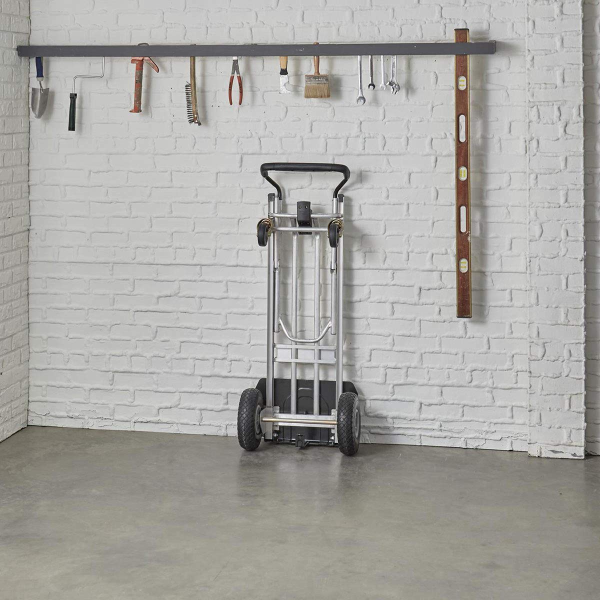 3 in 1 Aluminium Hand Truck with Flat-Free Wheels V56483
