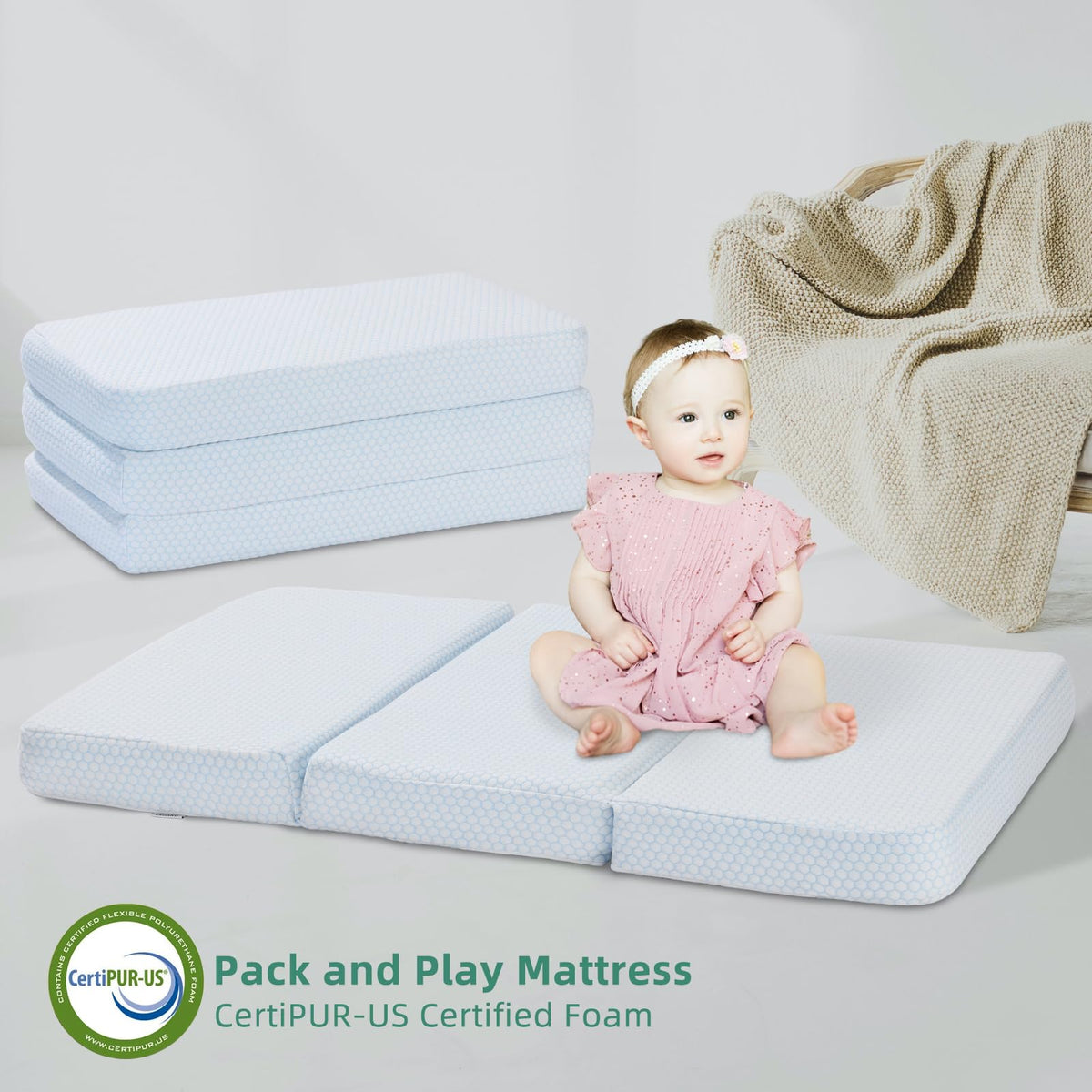 Trifold Pack and Play Mattress A73311