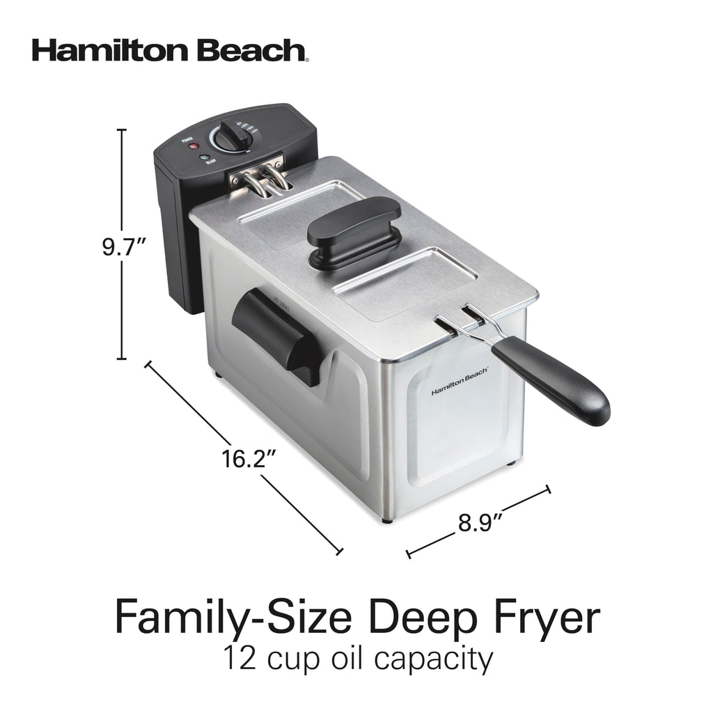 3 Liter Electric Deep Fryer With Basket H5310